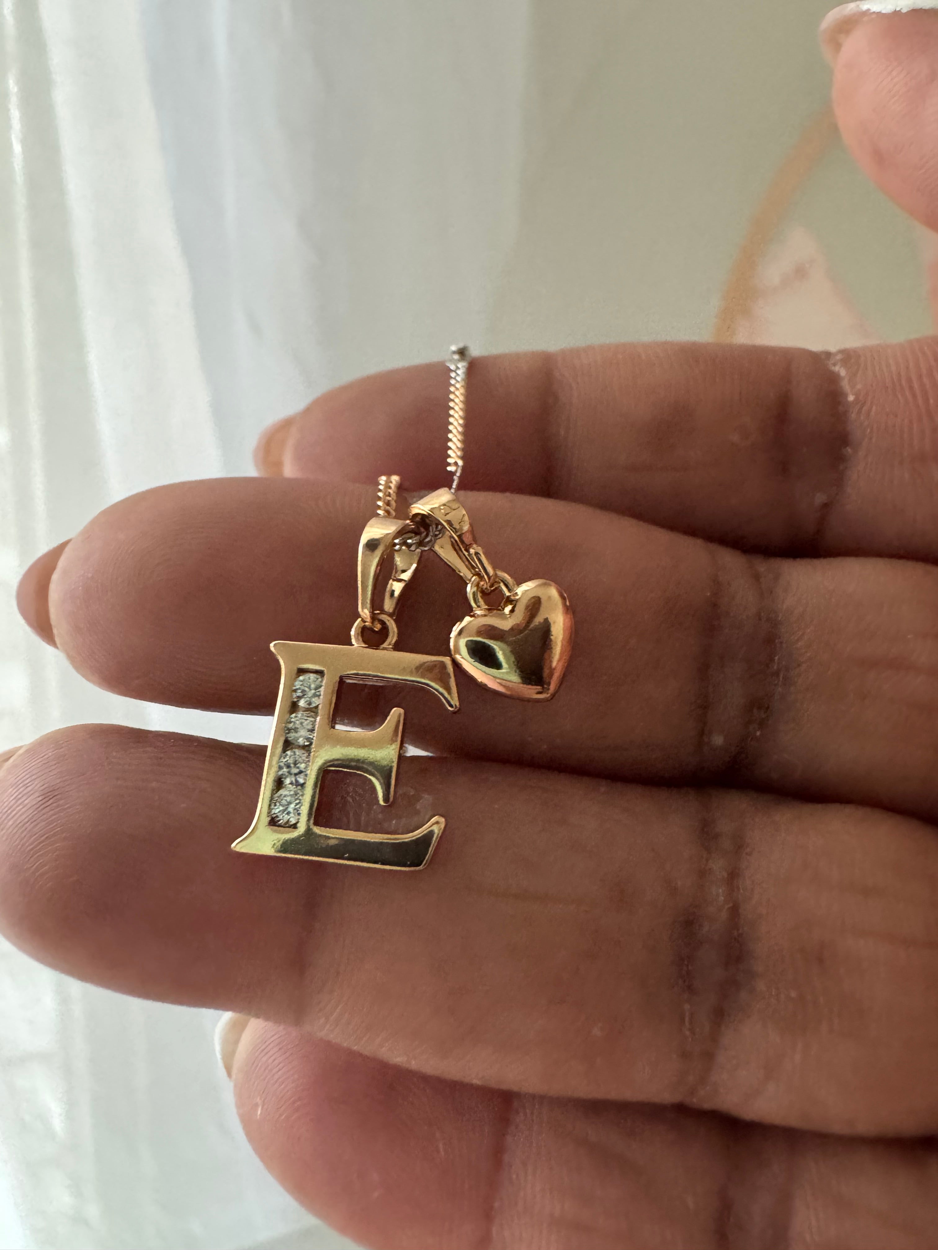 Initial Heart Necklace