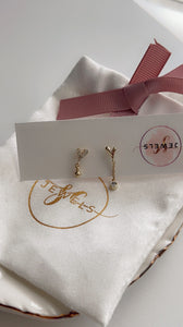 Dainty Heart Studs