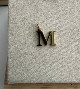 M Charm Necklace