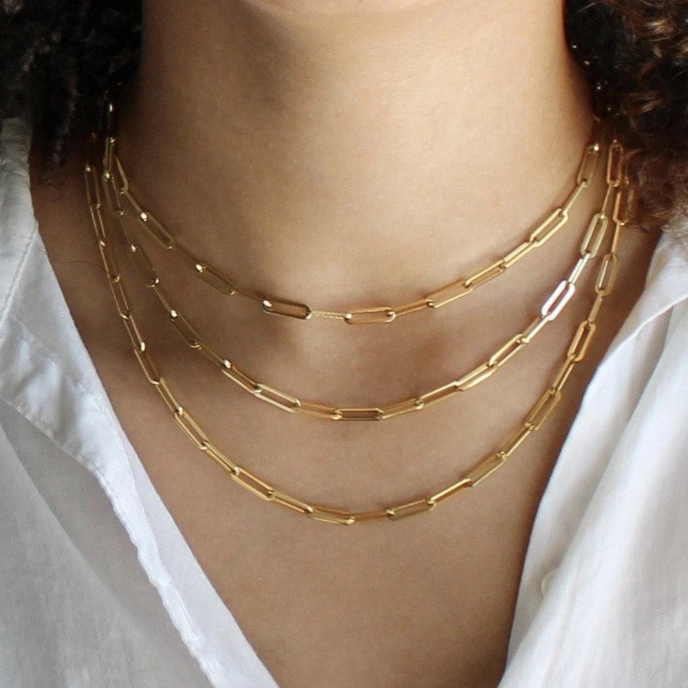 Paper Clip Necklace